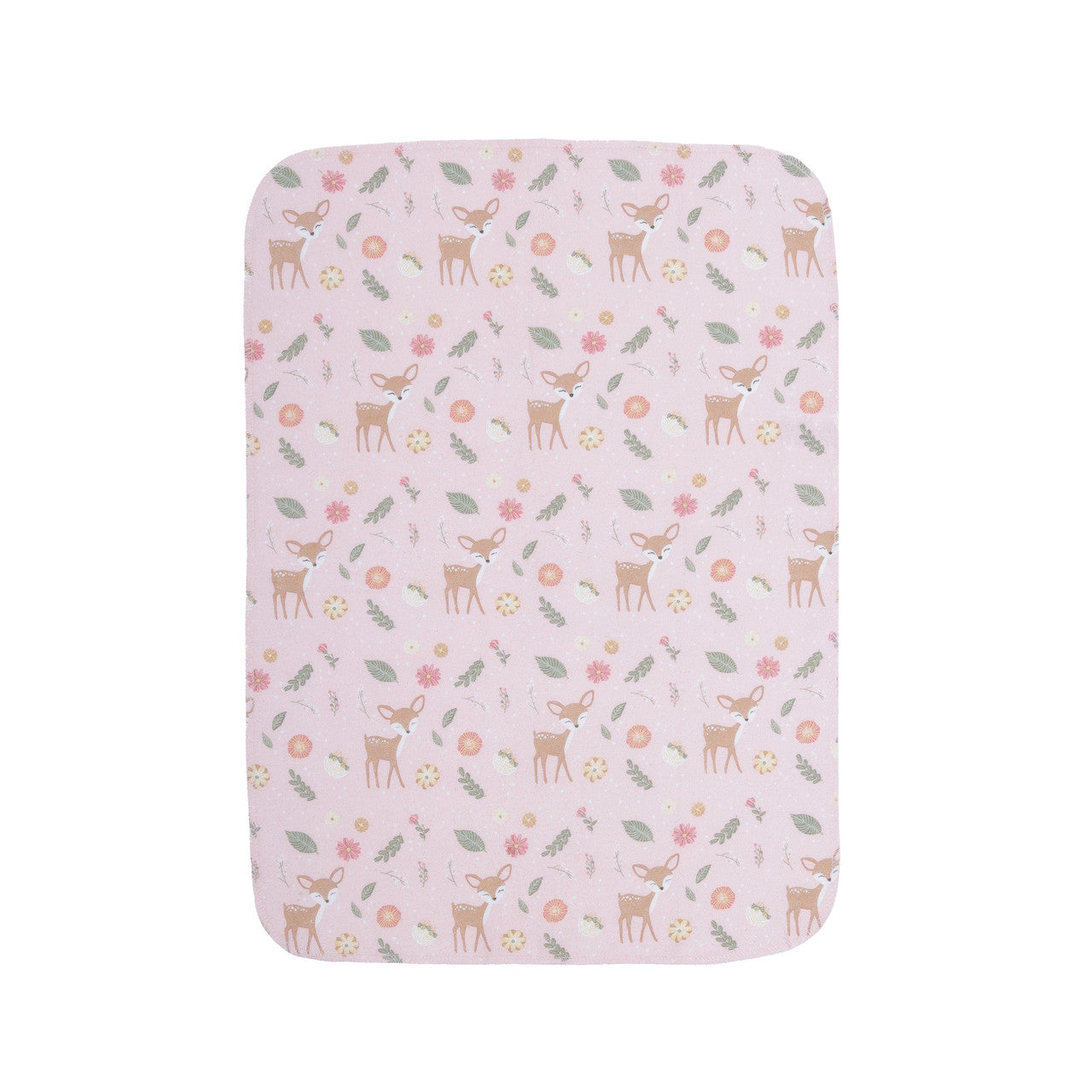 EVERYDAY KIDS 12 Pack Burp Cloths - Woodland/Flowers/Rainbow