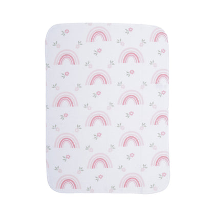 EVERYDAY KIDS 12 Pack Burp Cloths - Woodland/Flowers/Rainbow