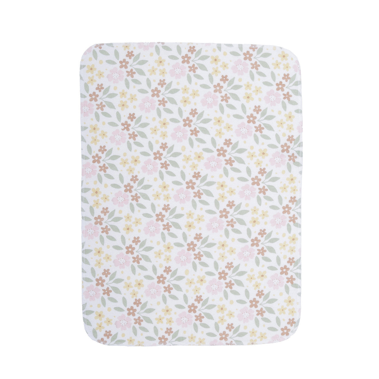 EVERYDAY KIDS 12 Pack Burp Cloths - Woodland/Flowers/Rainbow