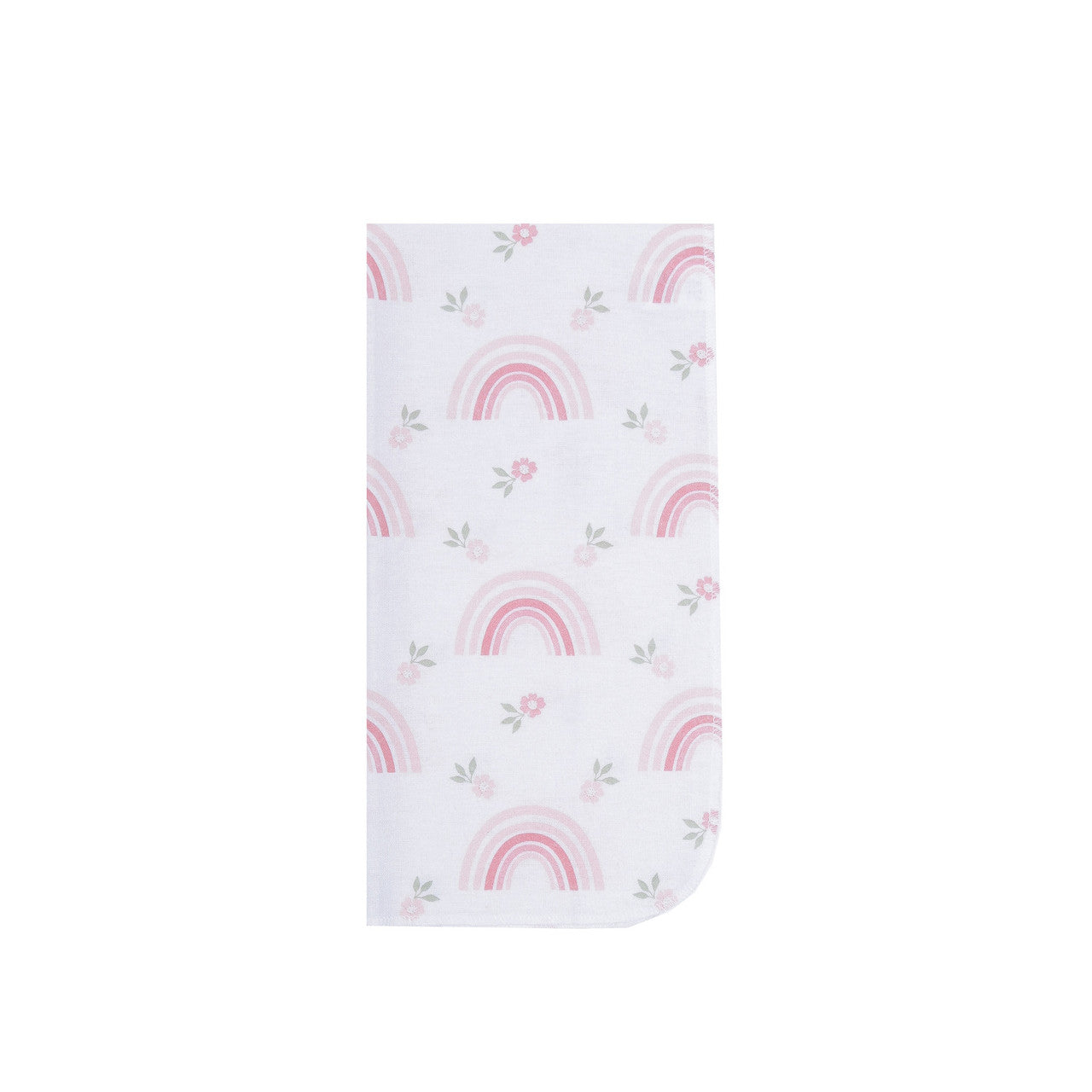 EVERYDAY KIDS 12 Pack Burp Cloths - Woodland/Flowers/Rainbow