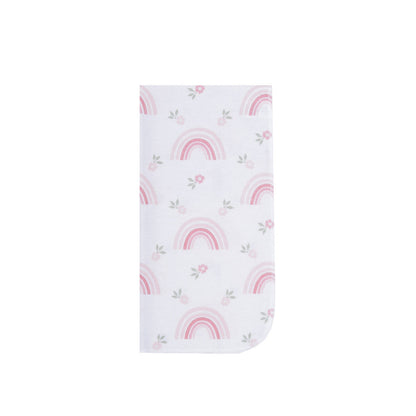 EVERYDAY KIDS 12 Pack Burp Cloths - Woodland/Flowers/Rainbow