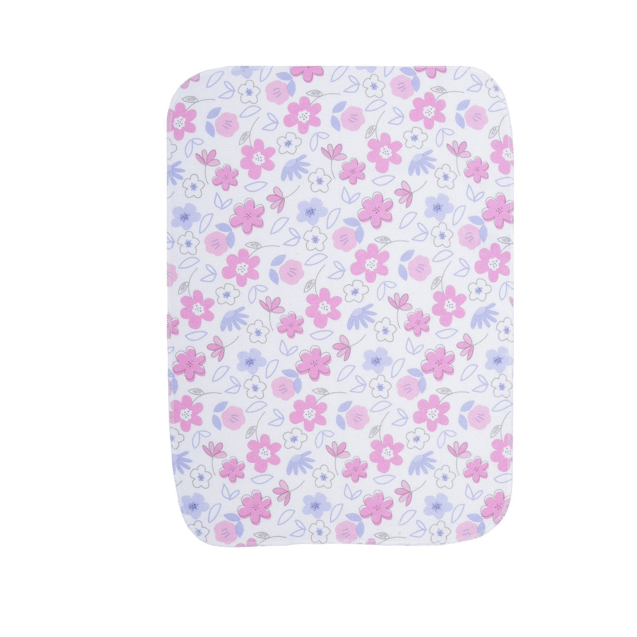 EVERYDAY KIDS 12 Pack Burp Cloths - Paris/Flowers/Hearts