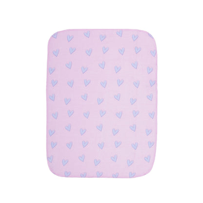 EVERYDAY KIDS 12 Pack Burp Cloths - Paris/Flowers/Hearts