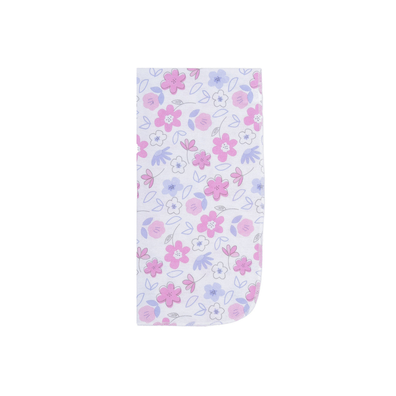 EVERYDAY KIDS 12 Pack Burp Cloths - Paris/Flowers/Hearts