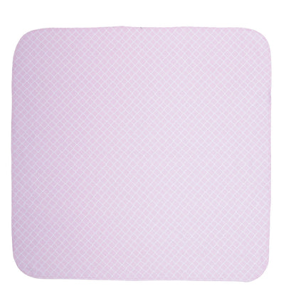 EVERYDAY KIDS 4 Pack Flannel Receiving Baby Blanket Set - Roses/Pink Diamond
