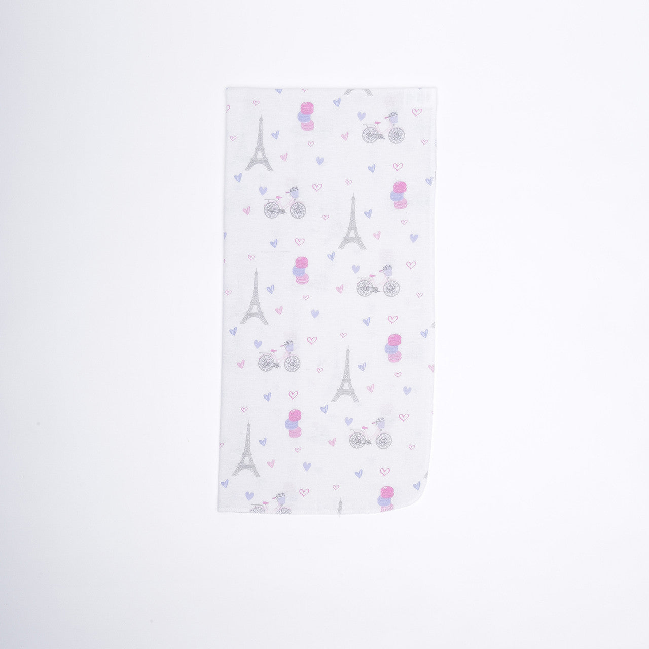 EVERYDAY KIDS 4 Pack Flannel Receiving Baby Blanket Set - Paris/Polka Dots