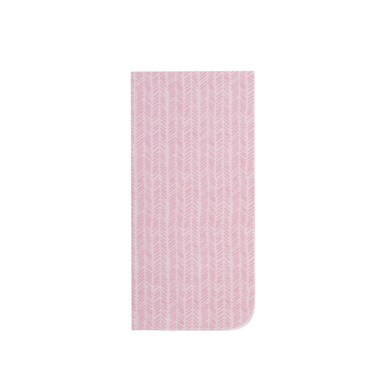 EVERYDAY KIDS 4 Pack Flannel Receiving Baby Blanket Set - Wild Flowers/Pink Dashes