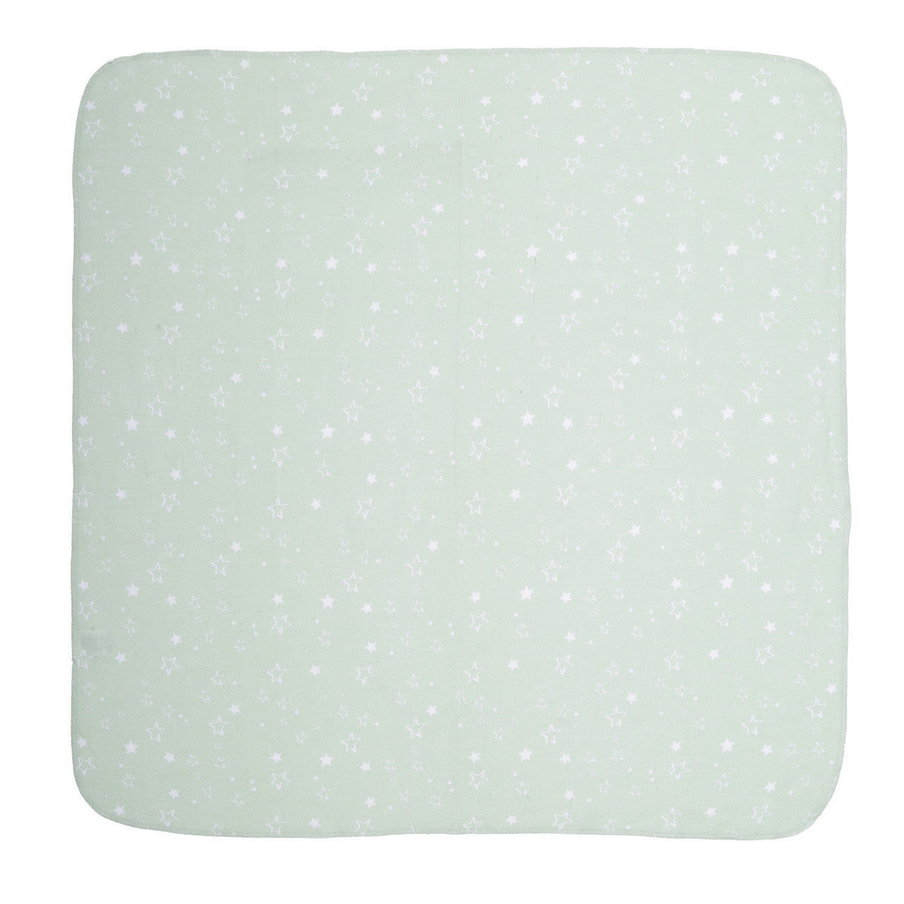EVERYDAY KIDS 4 Pack Flannel Receiving Baby Blanket Set - Clouds/Stars