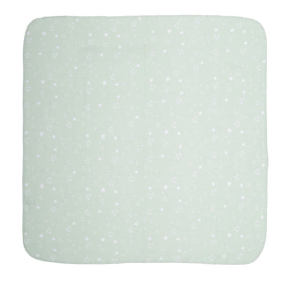 EVERYDAY KIDS 4 Pack Flannel Receiving Baby Blanket Set - Clouds/Stars