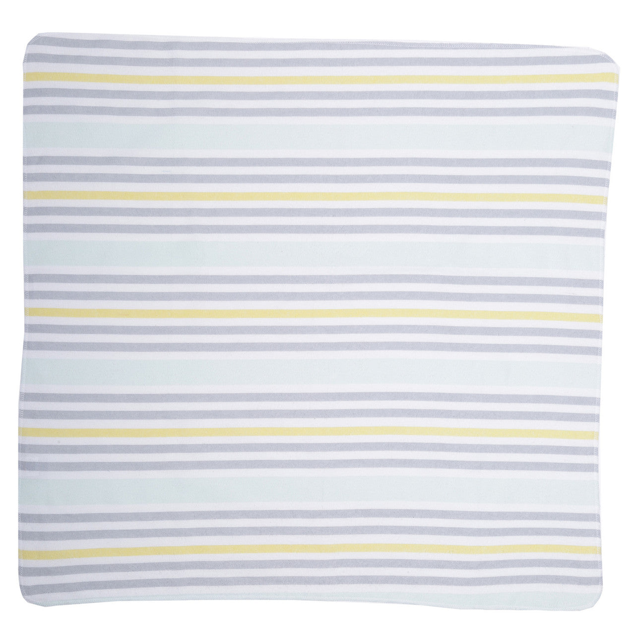 EVERYDAY KIDS 4 Pack Flannel Receiving Baby Blanket Set - Sheeps/Stripes