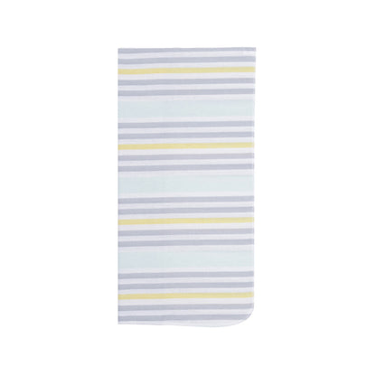 EVERYDAY KIDS 4 Pack Flannel Receiving Baby Blanket Set - Sheeps/Stripes