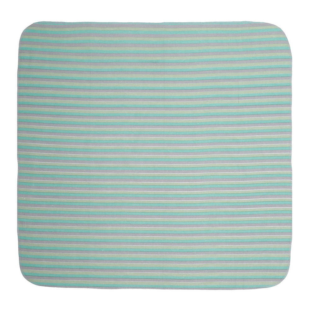 EVERYDAY KIDS 4 Pack Flannel Receiving Baby Blanket Set - Dinosaurs/Stripes