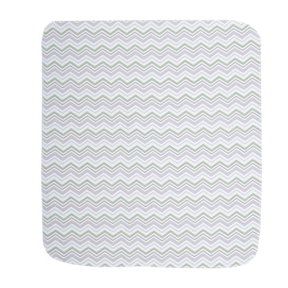 EVERYDAY KIDS 4 Pack Flannel Receiving Baby Blanket Set - Dinosaurs/Chevron