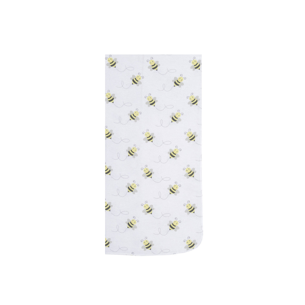 EVERYDAY KIDS 4 Pack Flannel Receiving Baby Blanket Set - Bees/Honeycomb