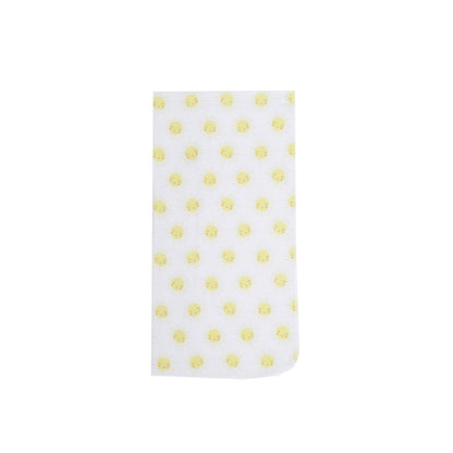 EVERYDAY KIDS 4 Pack Flannel Receiving Baby Blanket Set - Sun/Yellow Stripes