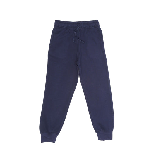 EVERYDAY KIDS Boys Navy Blue Cotton Fleece Sweatpants Joggers with Pockets