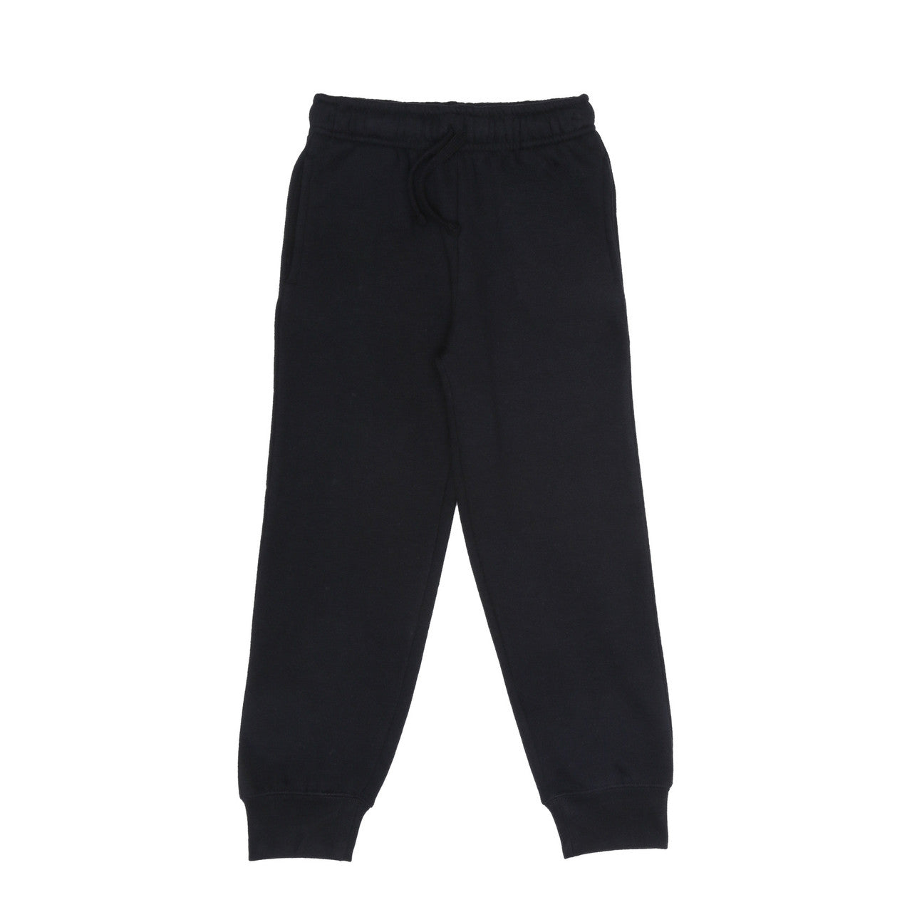 EVERYDAY KIDS Girls’ Black Cotton Fleece Sweatpants