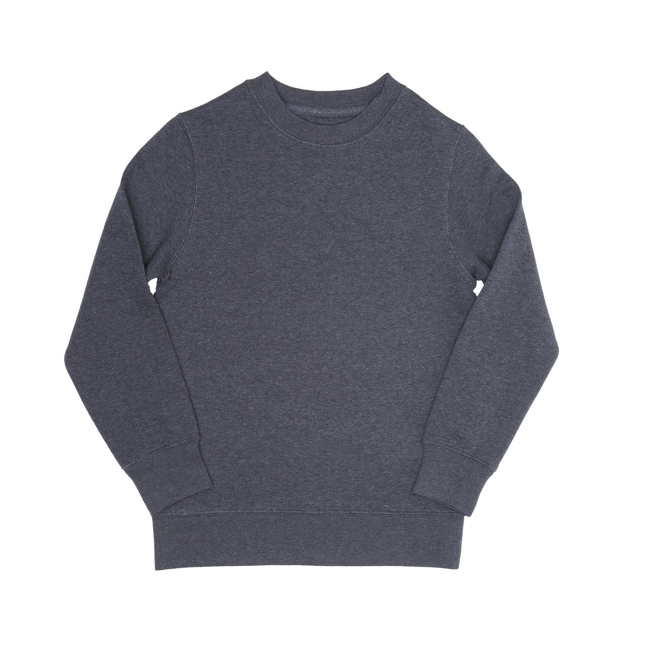 EVERYDAY KIDS Girls’ Fleece Charcoal Gray Crewneck Sweatshirt