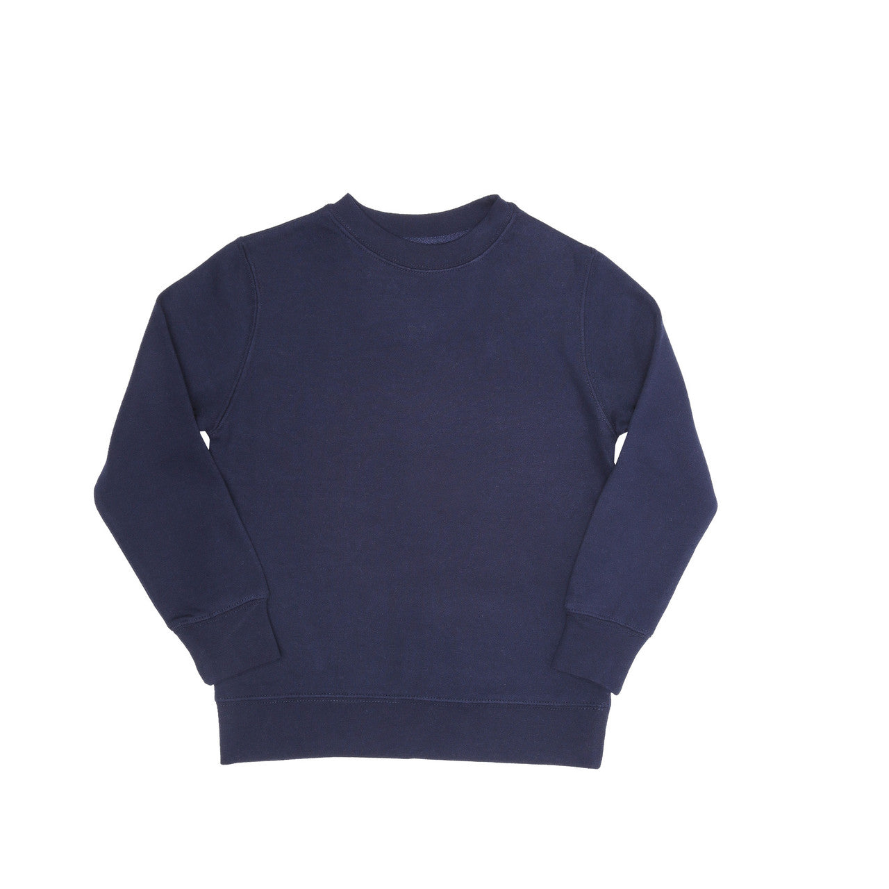 EVERYDAY KIDS Girls’ Fleece Navy Blue Crewneck Sweatshirt