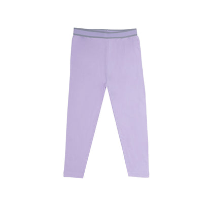 EVERYDAY KIDS Girls Purple Thermal Top and Bottom Underwear Set