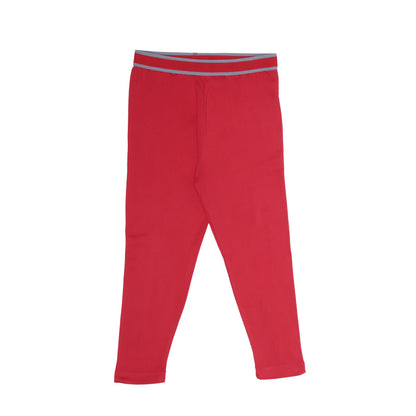 EVERYDAY KIDS Girls Red Thermal Top and Bottom Underwear Set
