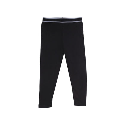 EVERYDAY KIDS Girls Black Thermal Top and Bottom Underwear Set