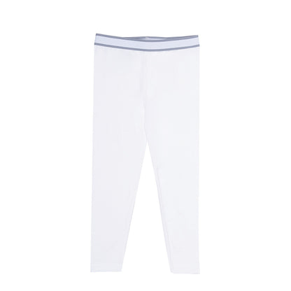 EVERYDAY KIDS Girls white Thermal Top and Bottom Underwear Set