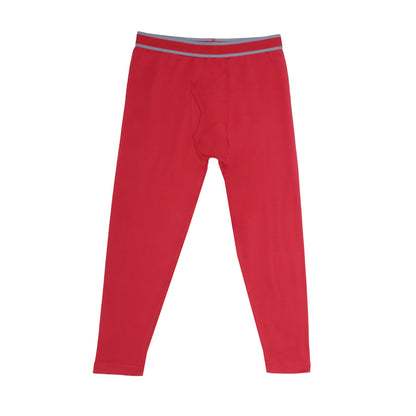 EVERYDAY KIDS Boys Red Thermal Top and Bottom Underwear Set