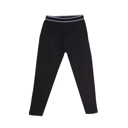 EVERYDAY KIDS Boys Black Thermal Top and Bottom Underwear Set