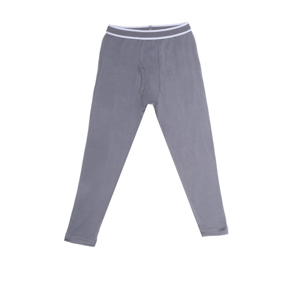 EVERYDAY KIDS Boys Dark Gray Thermal Top and Bottom Underwear Set