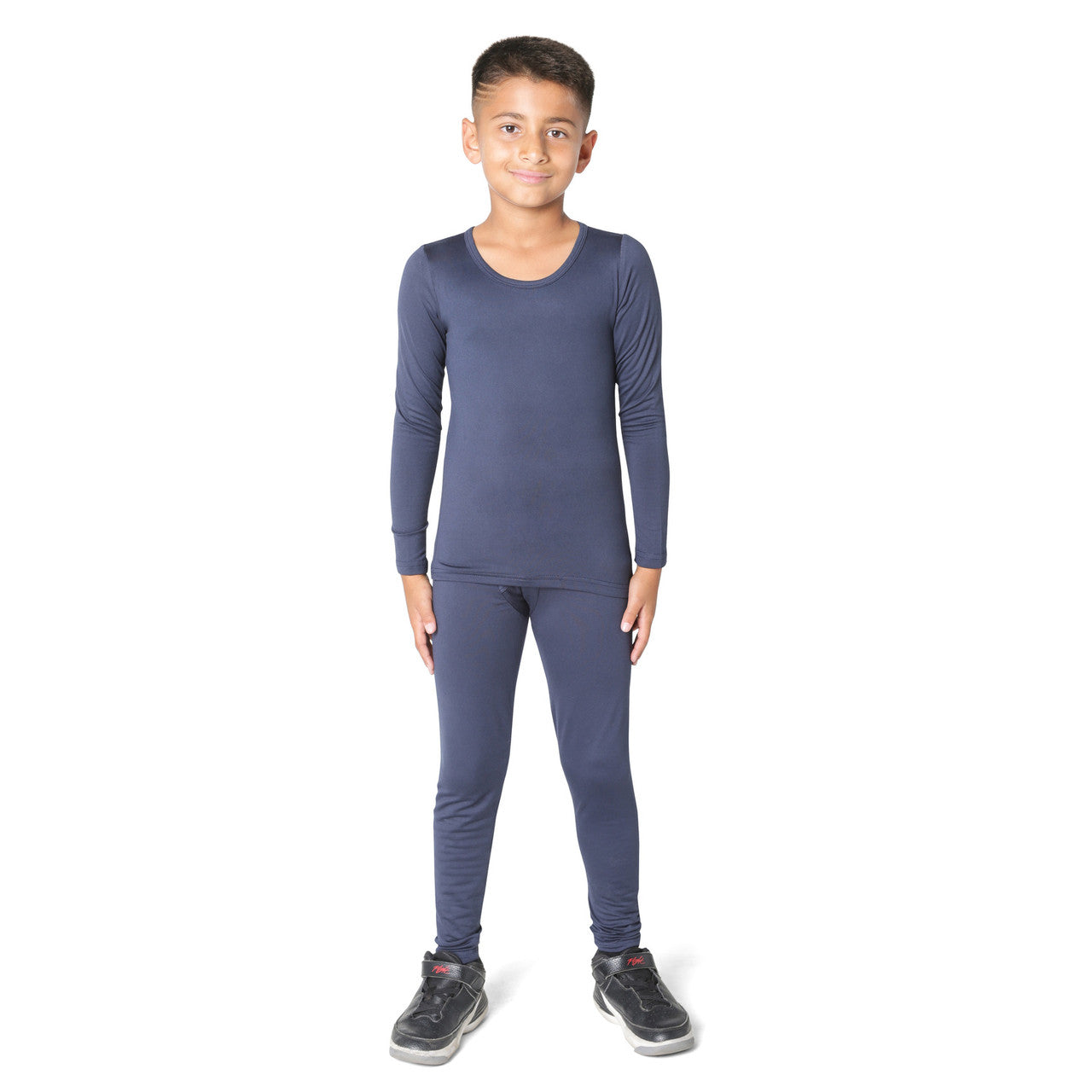 EVERYDAY KIDS Boys Navy Thermal Top and Bottom Underwear Set