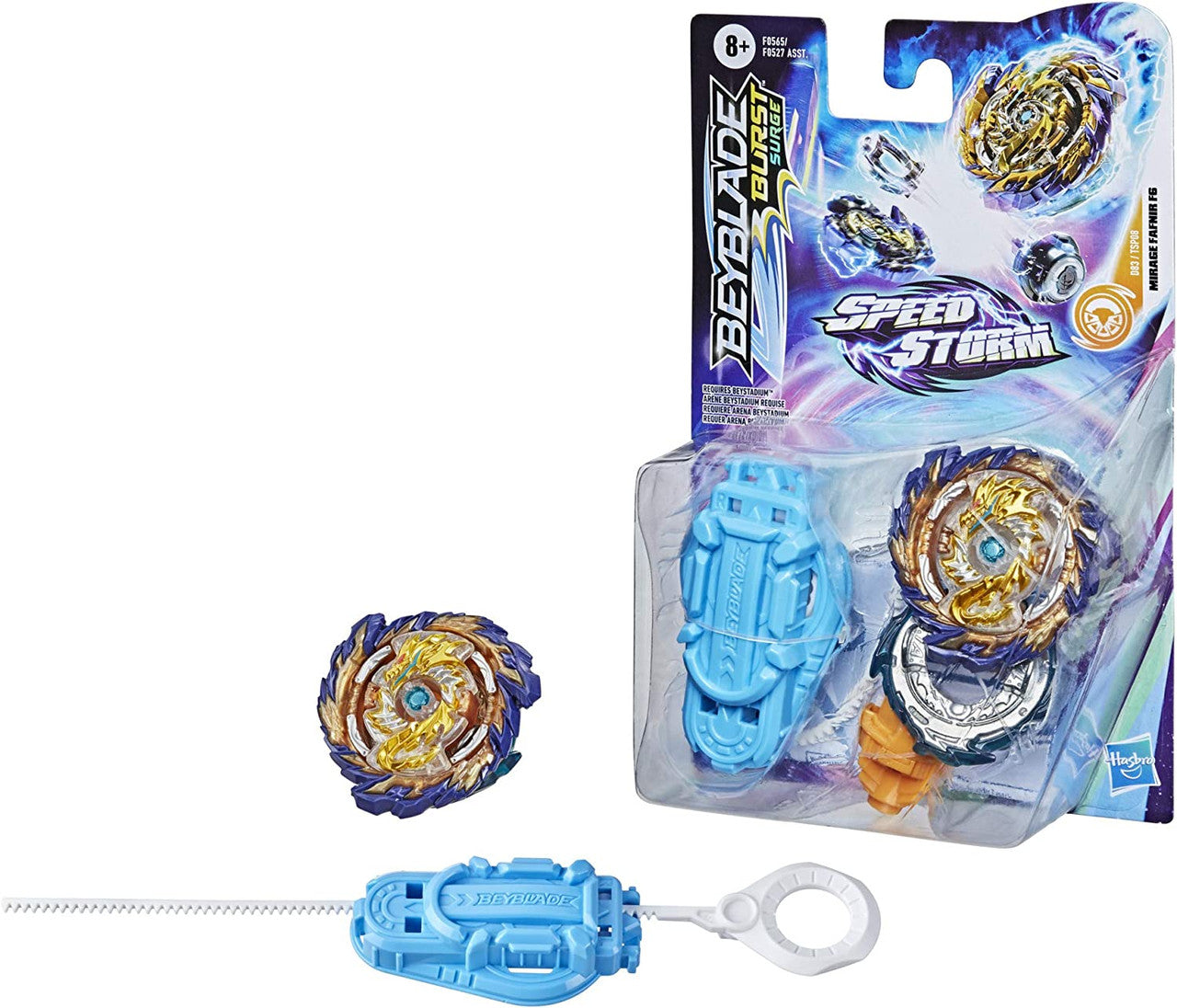 Beyblade Burst Surge Speed Storm Mirage Fafnir F6