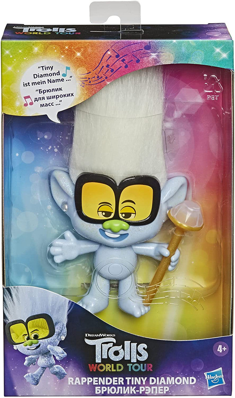 Trolls DreamWorks World Tour Rappin' Tiny Diamond Doll