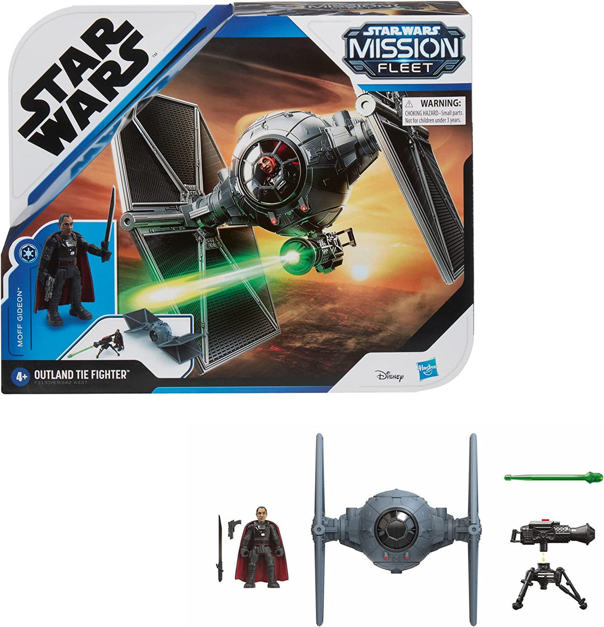 Star Wars Mission Fleet Moff Gideon-Outland TIE Fighter