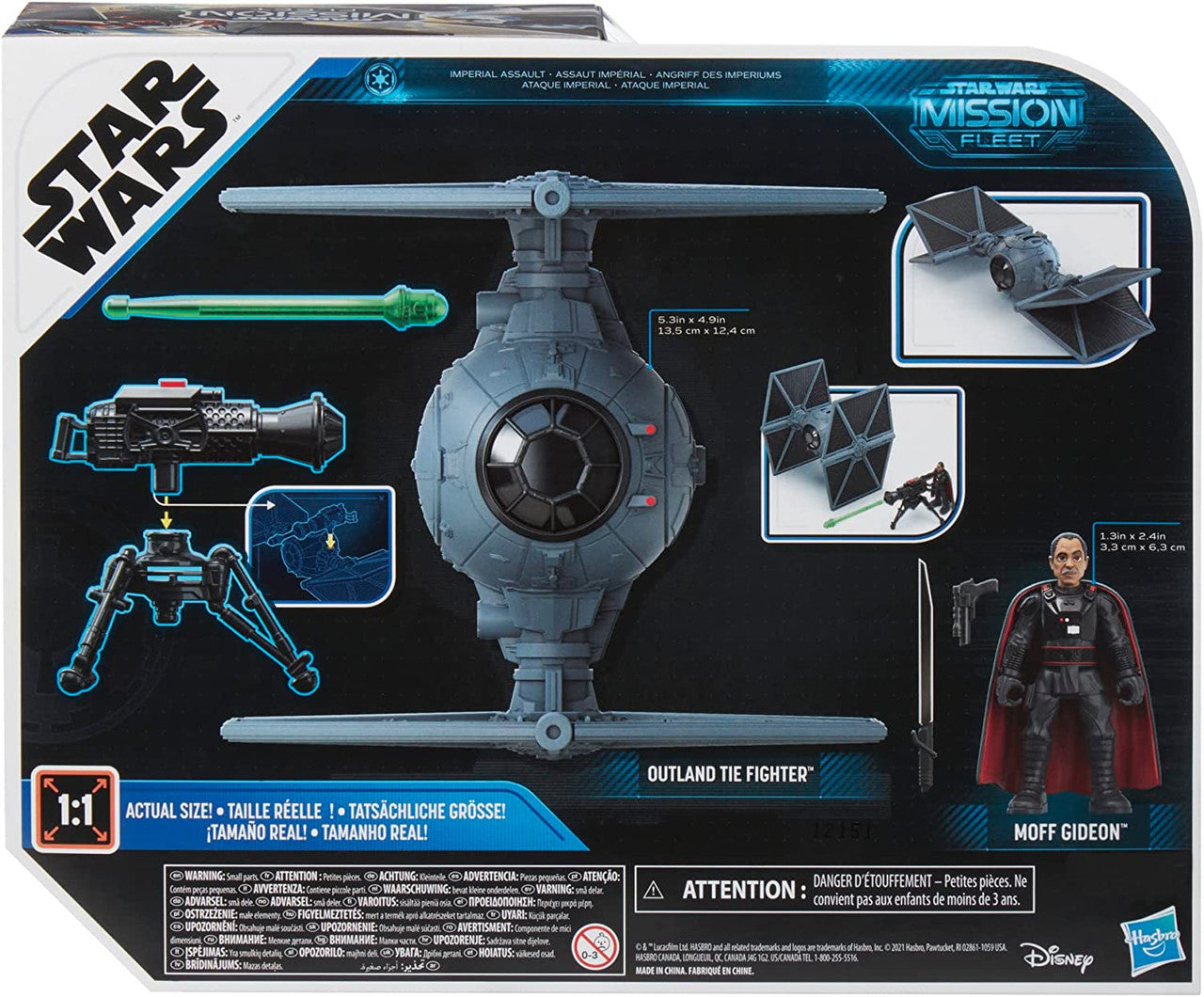 Star Wars Mission Fleet Moff Gideon-Outland TIE Fighter