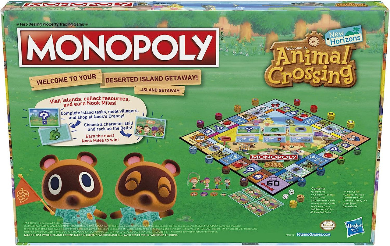 Monopoly Animal Crossing New Horizons Edition Board Game