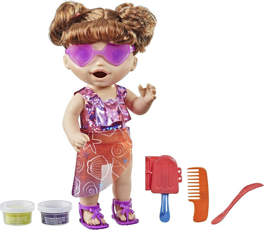 Baby Alive Sunshine Snacks Doll Brown Hair