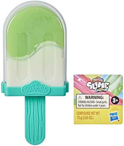 Play-Doh Foam and Slime Super Stretch Pop Ice Cream Toy, Colors Vary