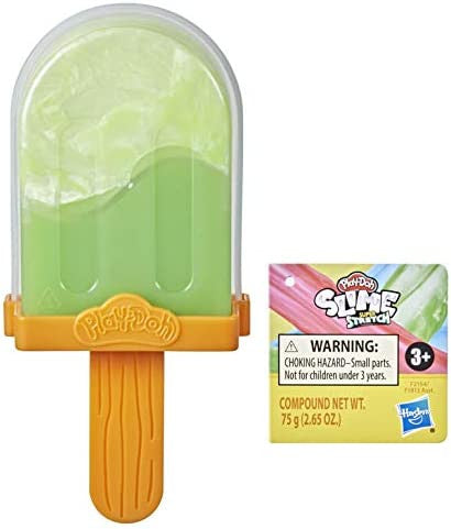 Play-Doh Foam and Slime Super Stretch Pop Ice Cream Toy, Colors Vary