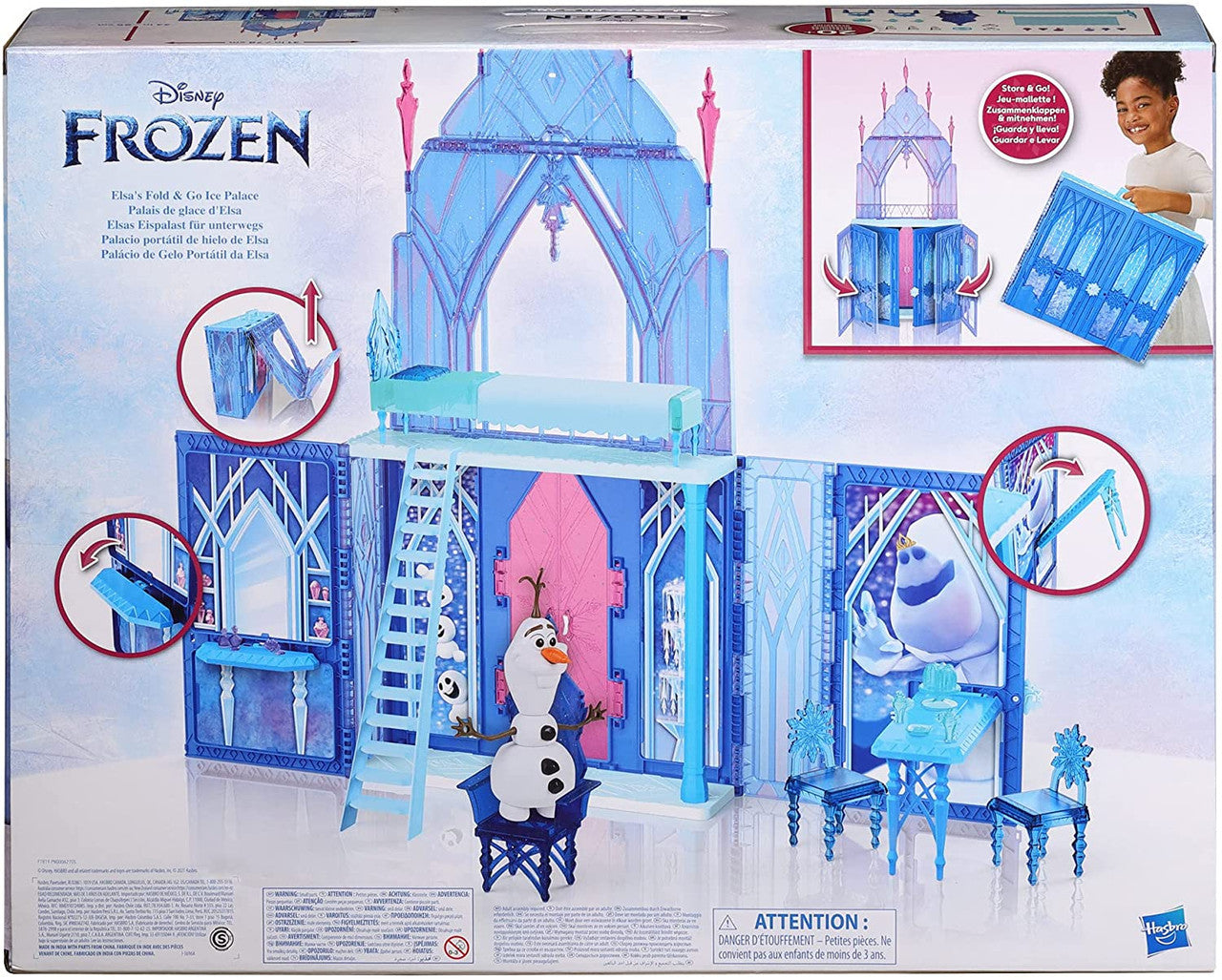 Disney Frozen II Elsa's Fold and Go Ice Palace, Castle Playset