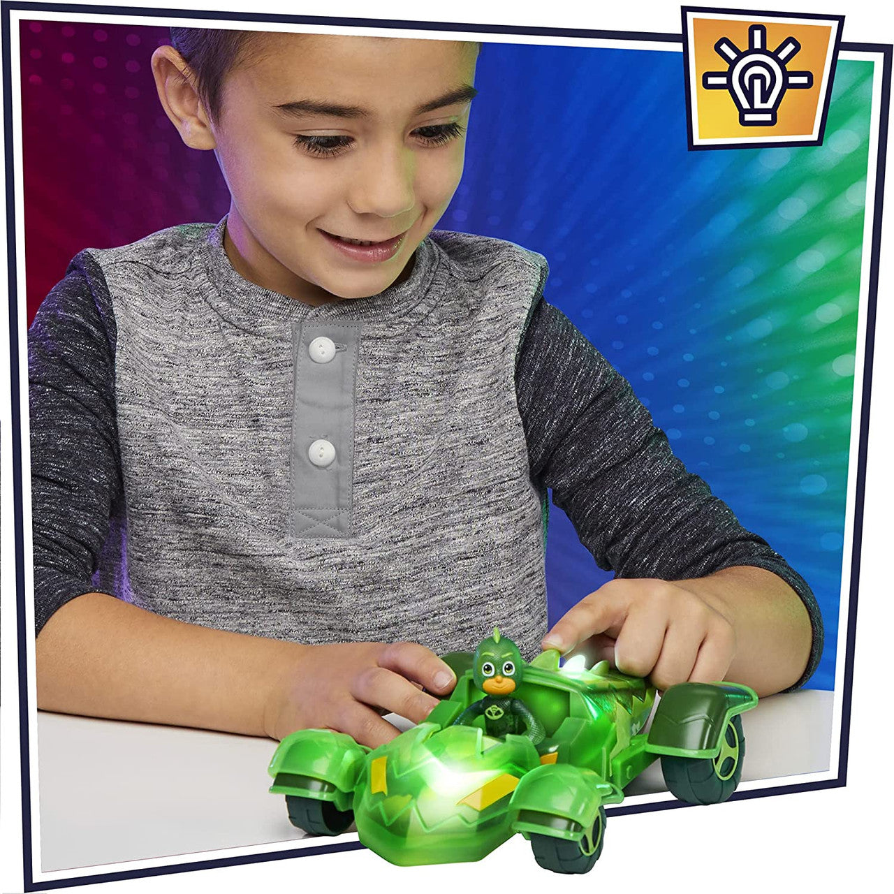 PJ Masks Toys Glow & Go Gekko-Mobile
