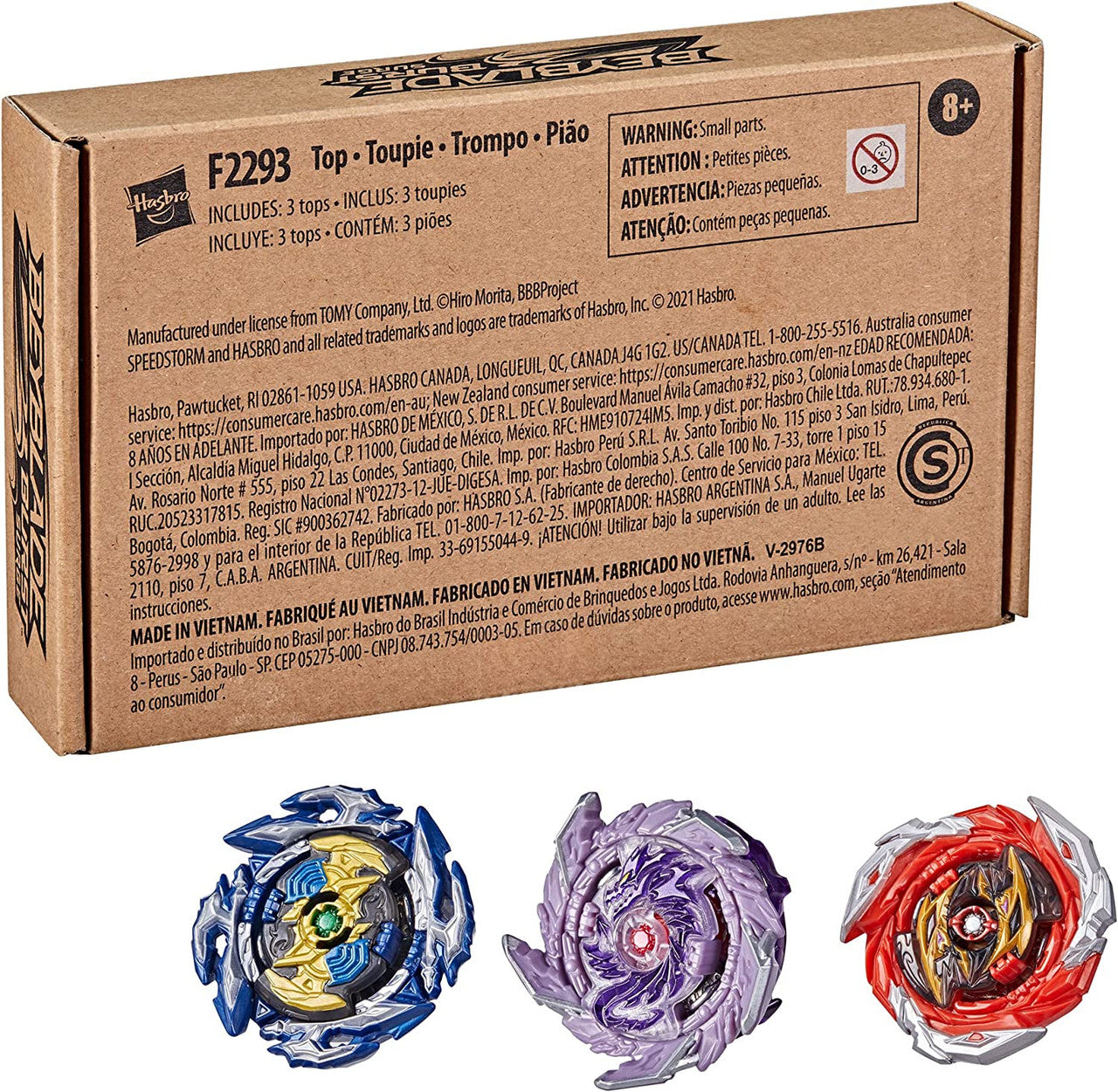 BEYBLADE 3PK Burst Surge Speedstorm Thunder Threat