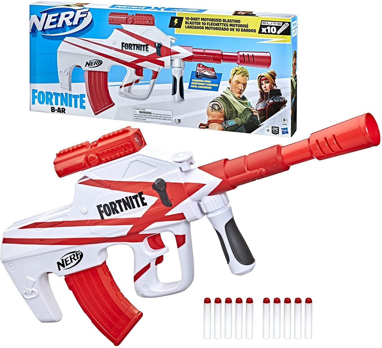 NERF Fortnite B-AR Motorized Dart Blaster