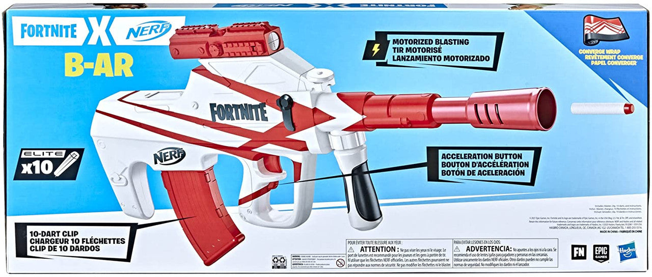 NERF Fortnite B-AR Motorized Dart Blaster