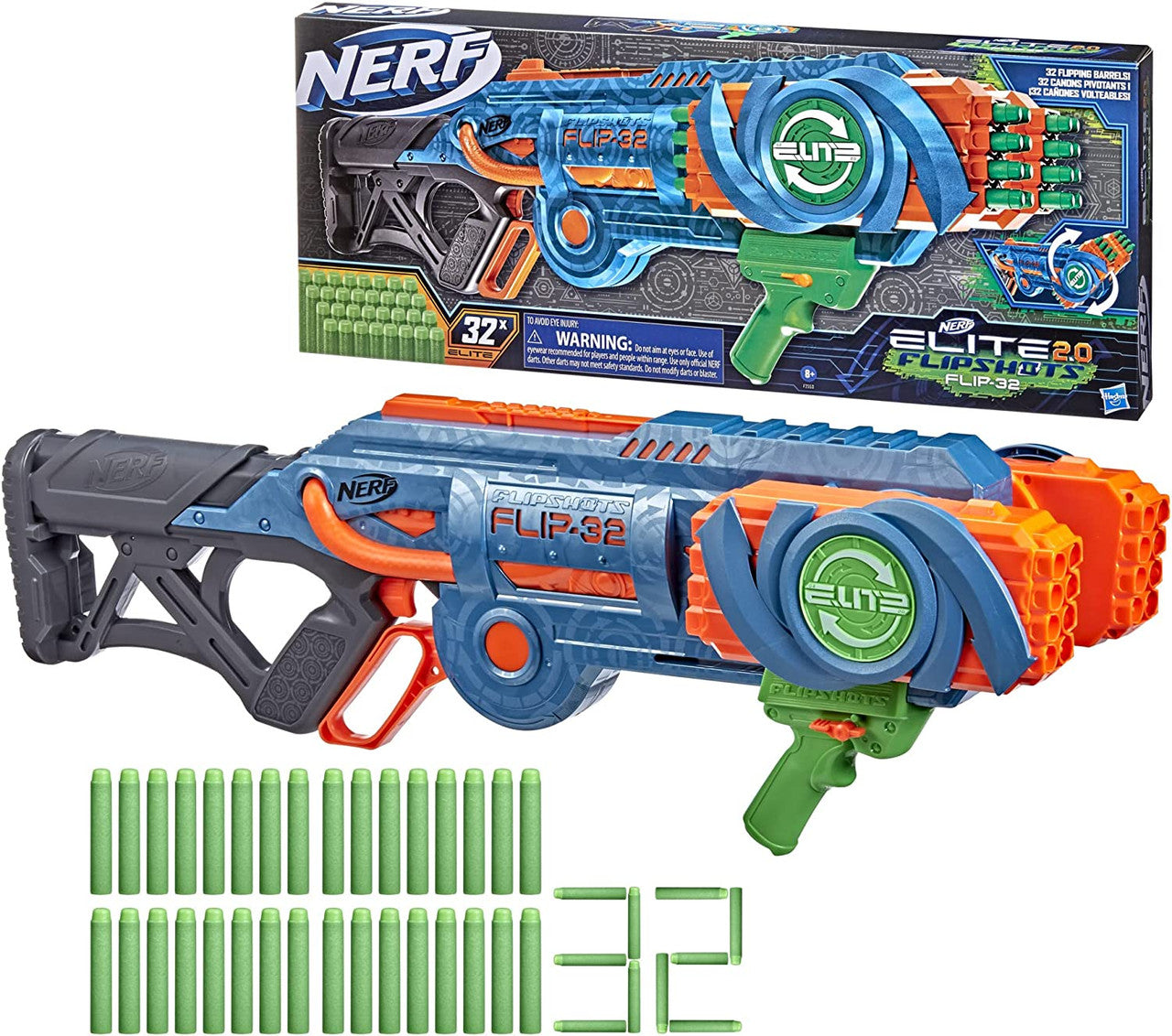NERF Elite 2.0 Flipshots Flip-32 Blaster
