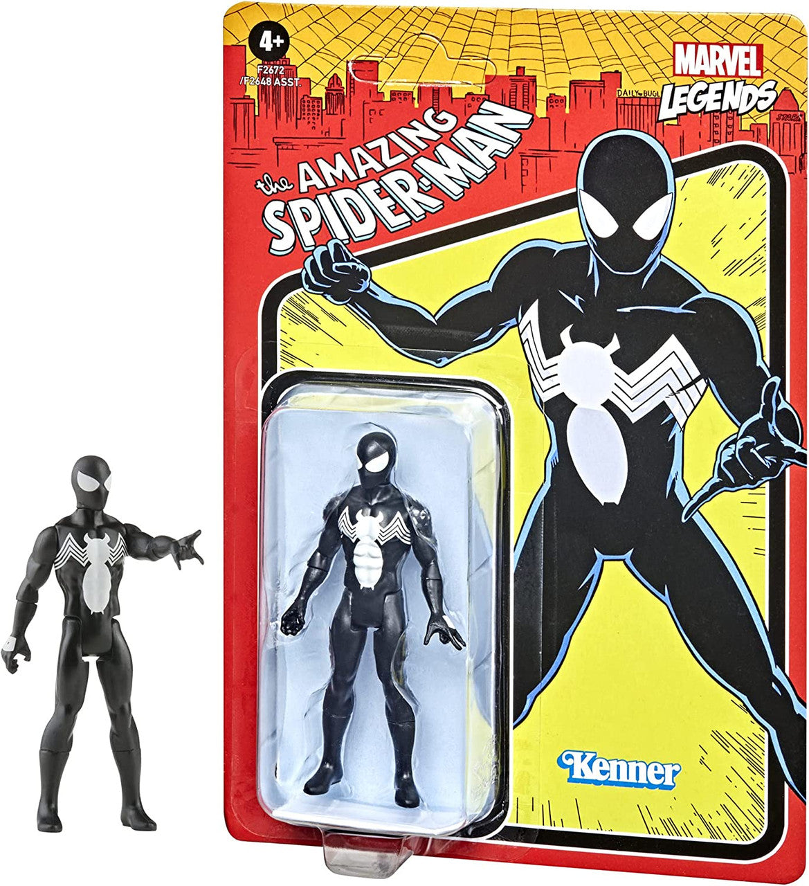 Marvel Legends Retro 3.75" Symbiote Spider-Man Action Figure