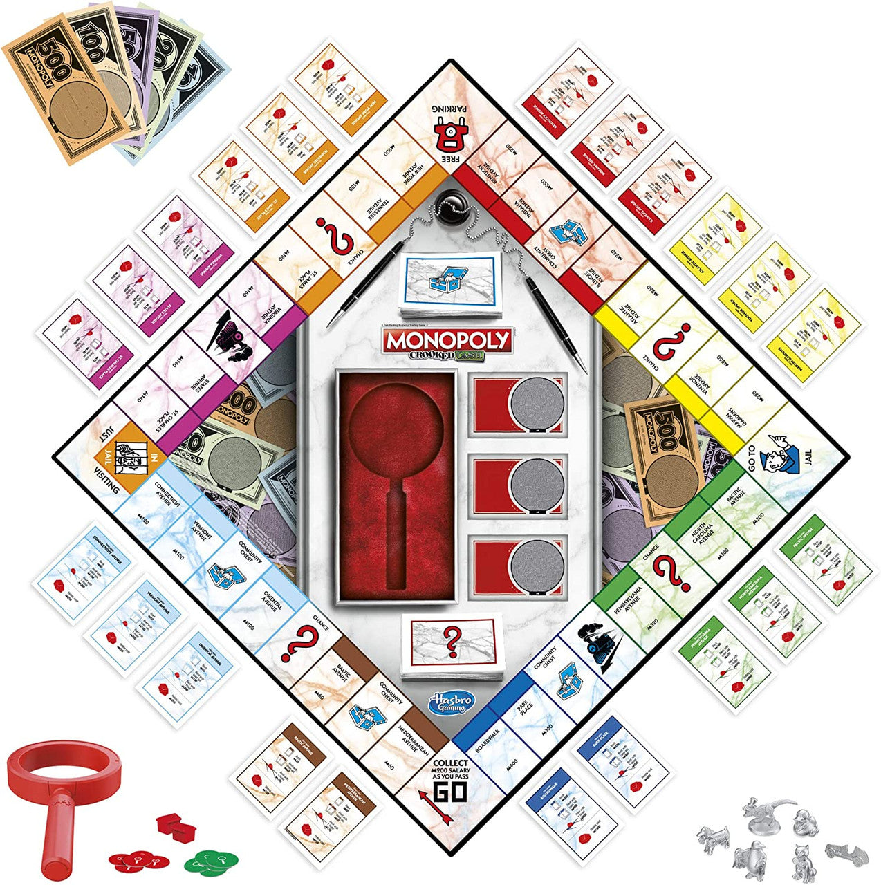 MONOPOLY Crooked Cash Board Game