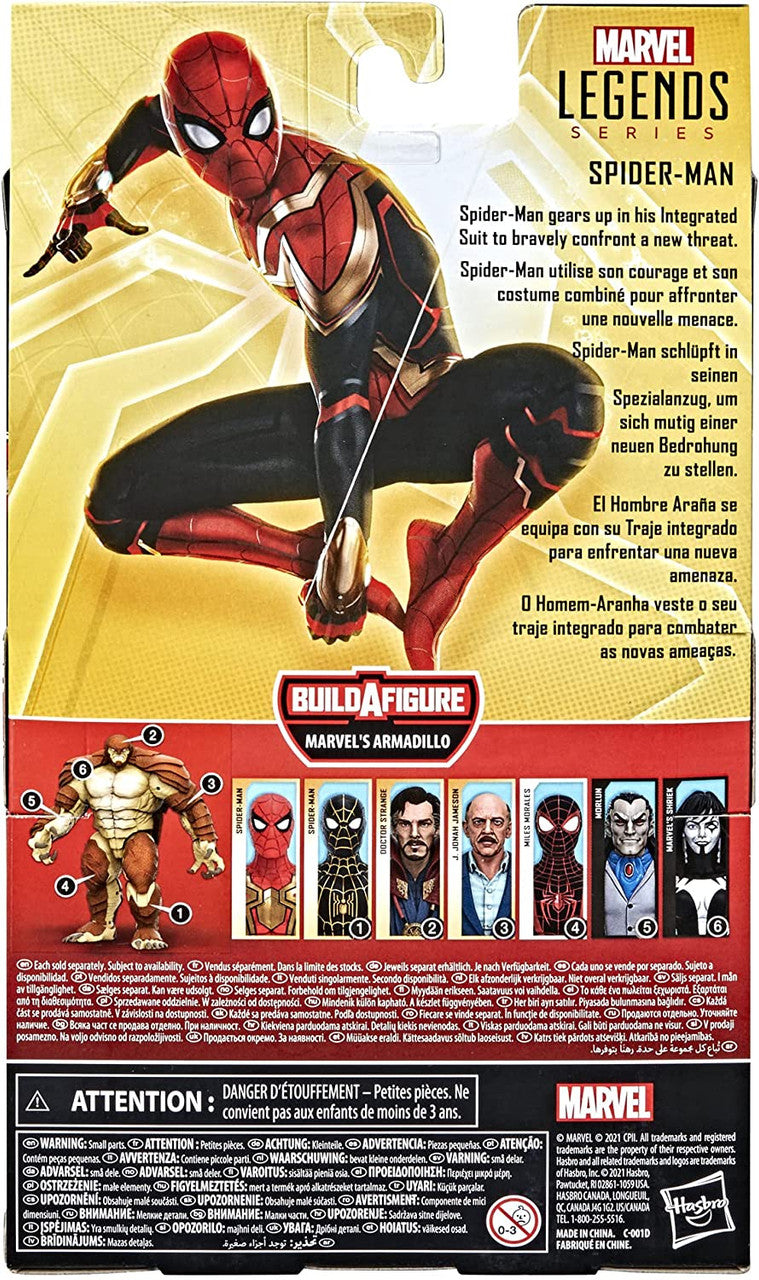 Spider-Man Marvel Legends Series Integrated Suit 6in Action Figure
