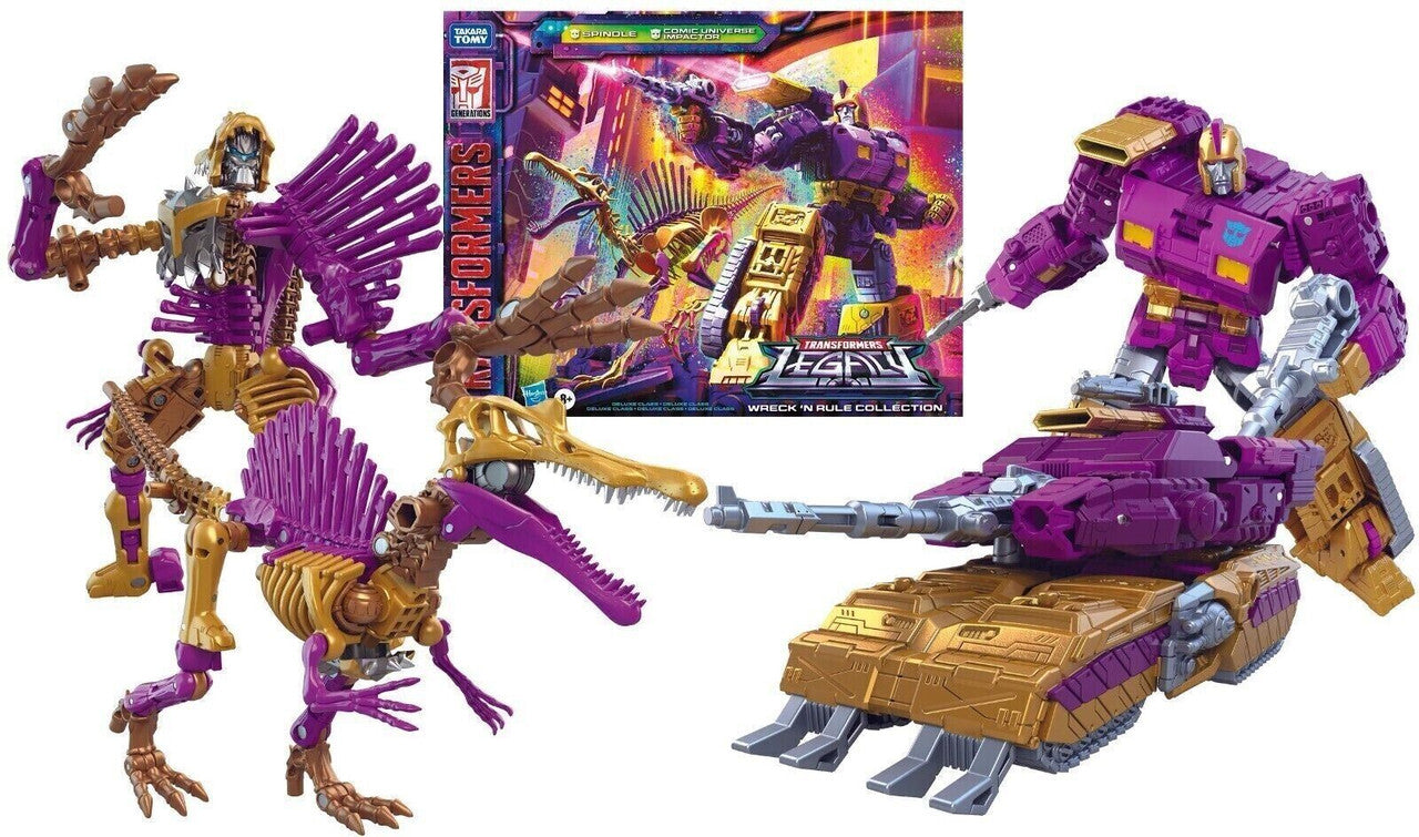 Transformers Legacy Wreck ‘N Rule Collection Comic Impactor and Spindle