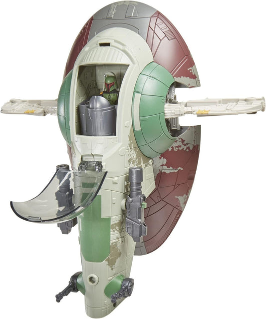 Star Wars Mission Fleet Starship Skirmish - Boba Fett Action Figure and Firespray Starship